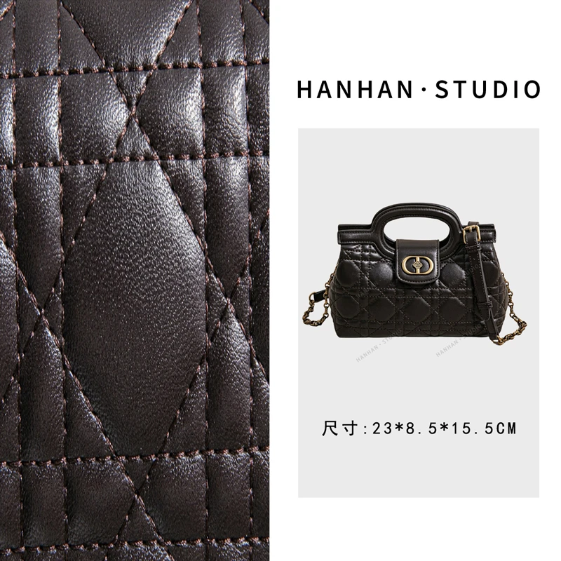 【韩韩甄选】SK-83288-咖啡 轻奢时尚气质百搭小众单肩腋下女包