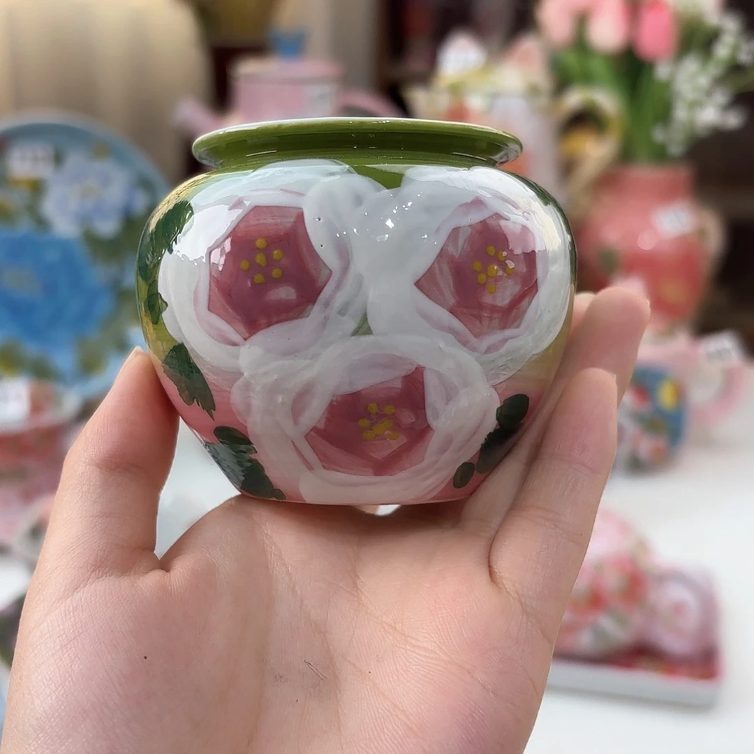 景德镇手绘高温釉下彩陶瓷茶具