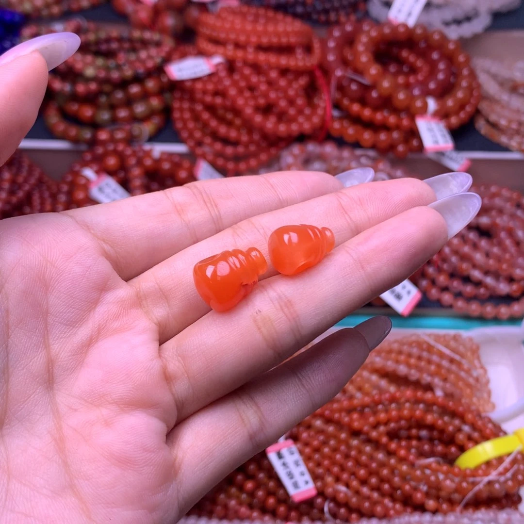 未镶嵌手链南红玛瑙14号三通