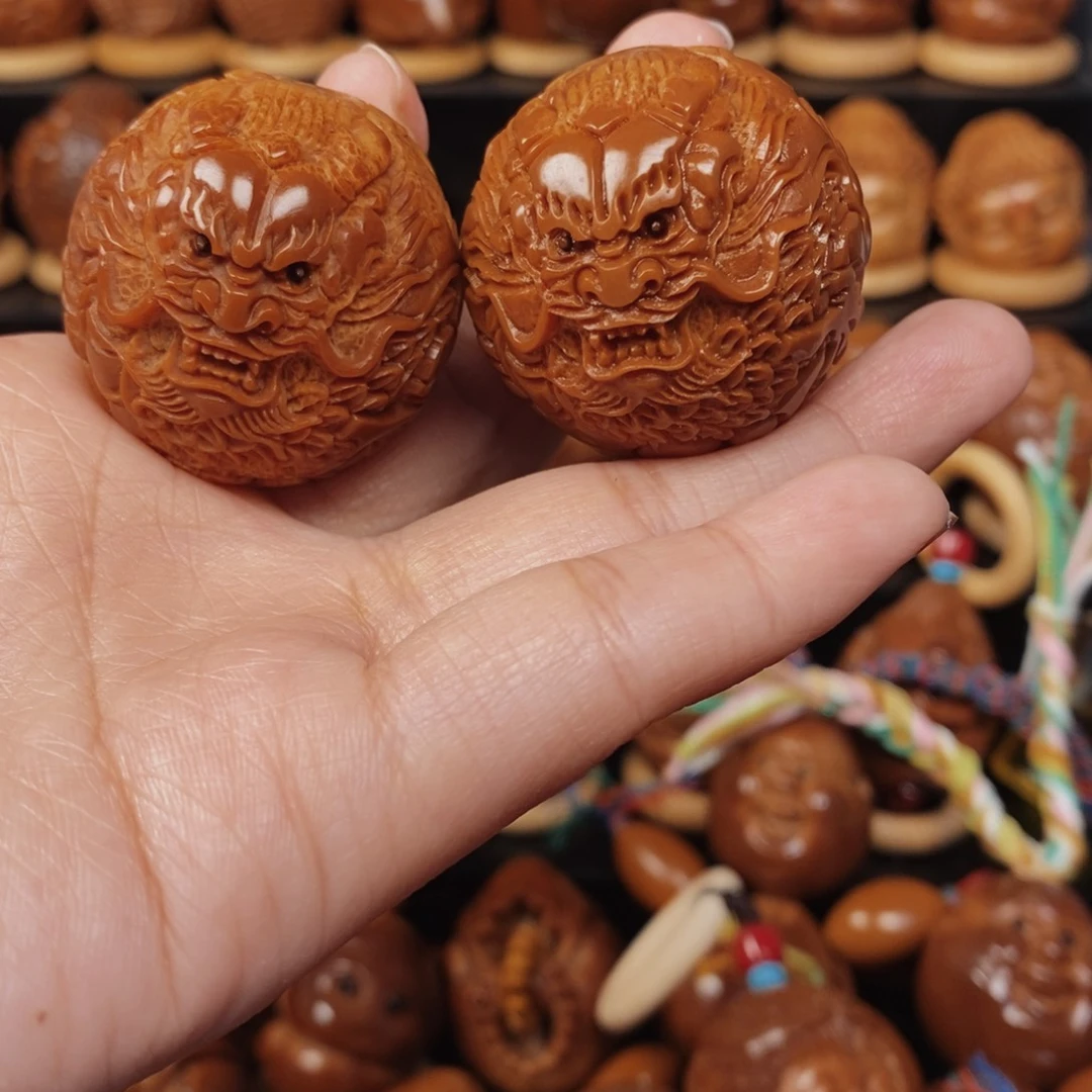 橄榄核手串/手链龙珠一对0098