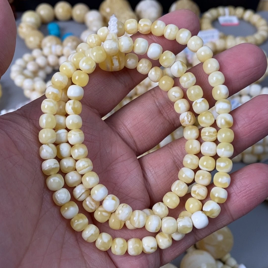 未镶嵌蜜蜡珠宝奇石6.7mm 20.5g