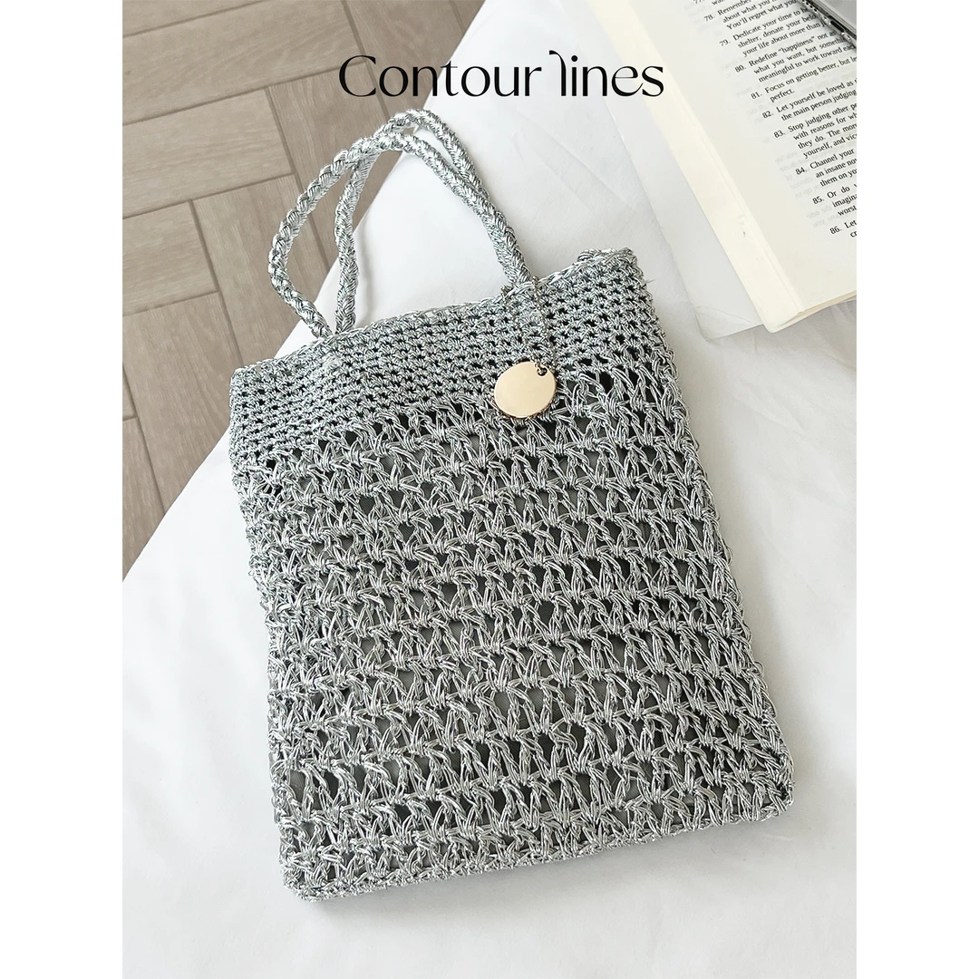 CONTOUR LINES【小银包】编织钩花包精致ins小手提斜挎包