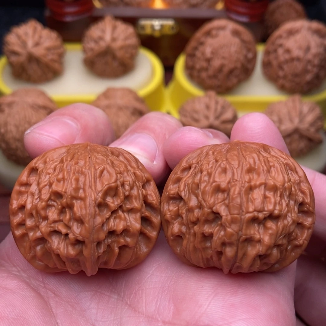 桃核把件野生绝配正磨38.5