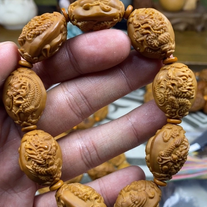 橄榄核手串/手链橄榄核雕工艺手串