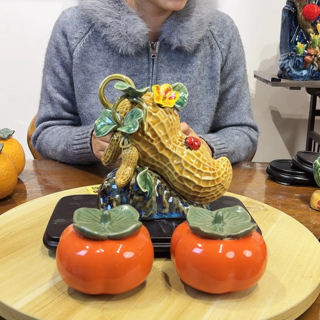 陶瓷好事发生，花生柿子2