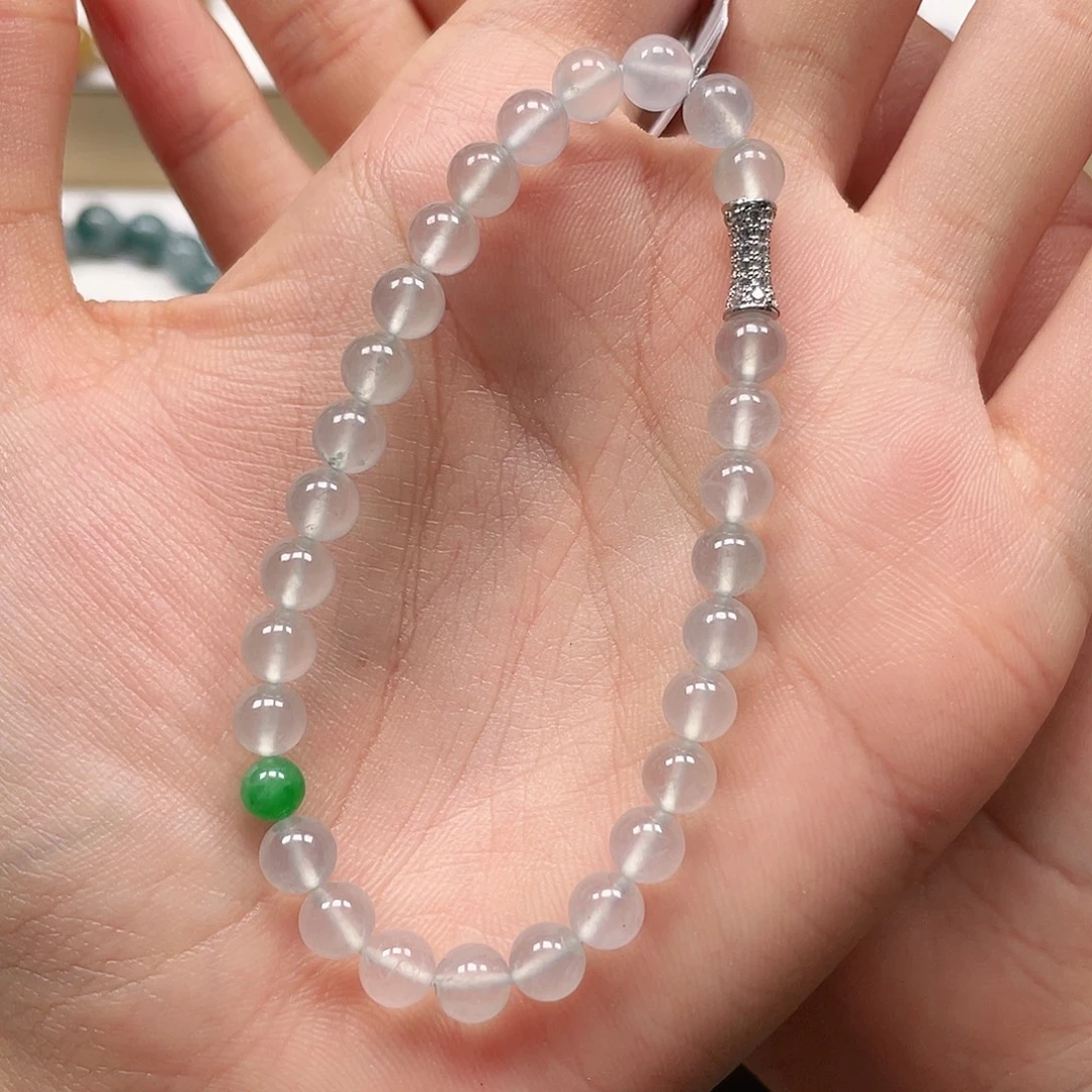 未镶嵌手串翡翠卡6