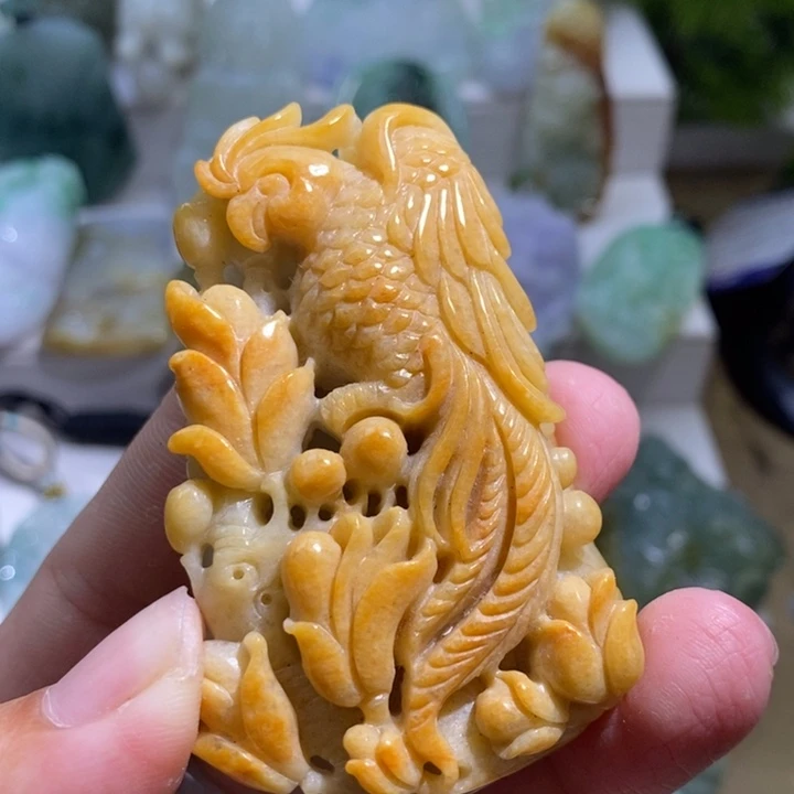 【闪购商品】颈饰未镶嵌翡翠凤凰