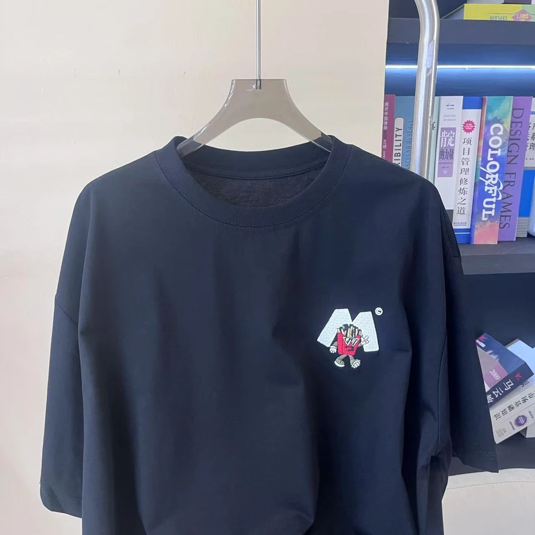 25101黑色青少年时尚潮流休闲短袖T恤