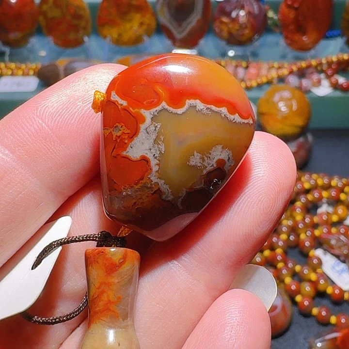 未镶嵌玛瑙/玉髓珠宝半成品