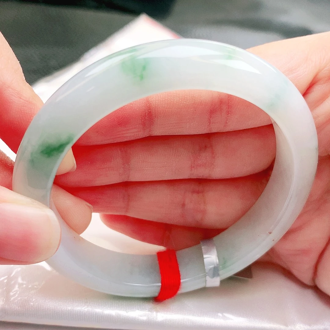 翡翠未镶嵌手镯缅甸天然a货翡翠手镯