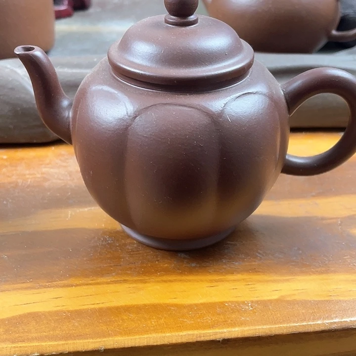 紫砂茶壶处理一把