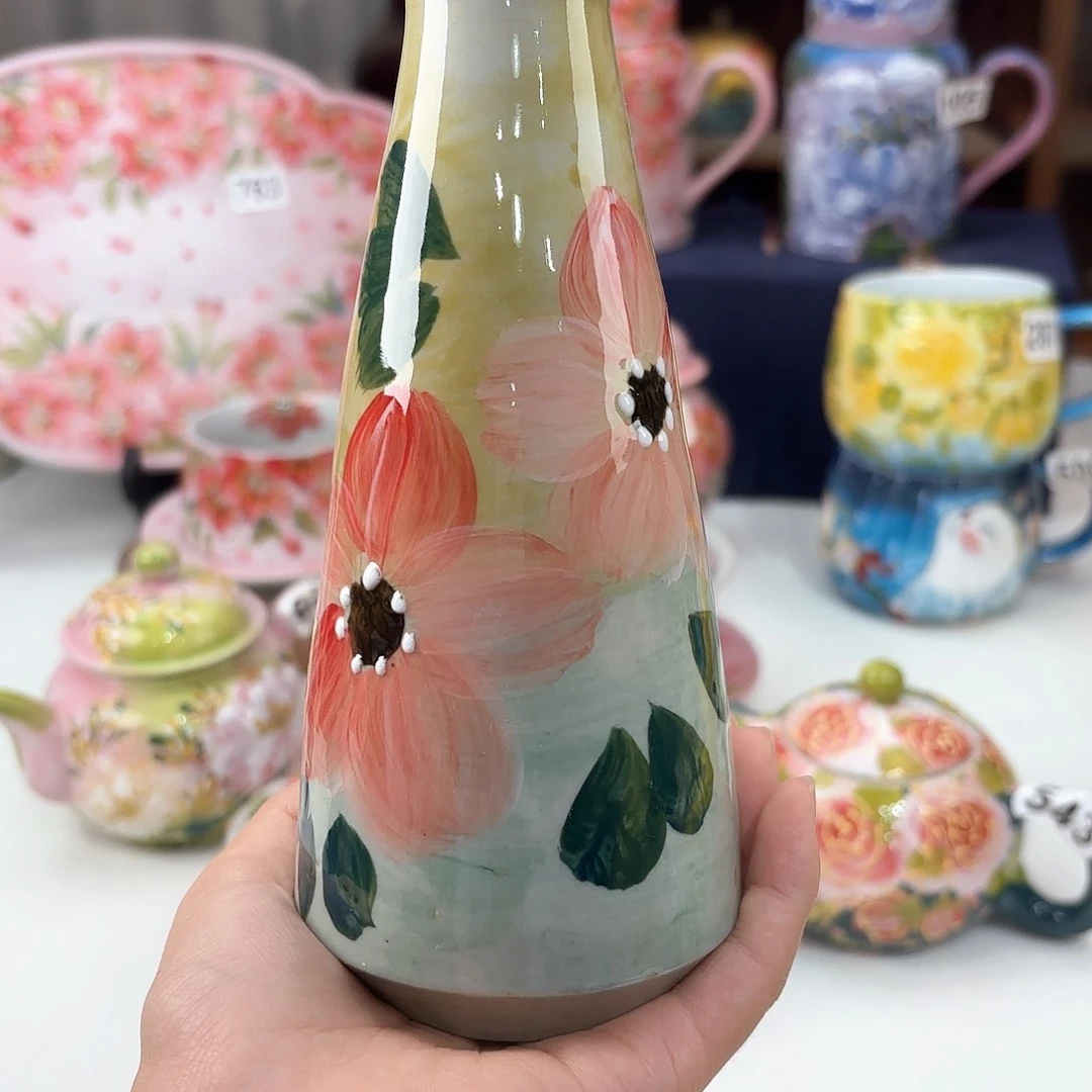 景德镇手绘高温釉下彩陶瓷茶具