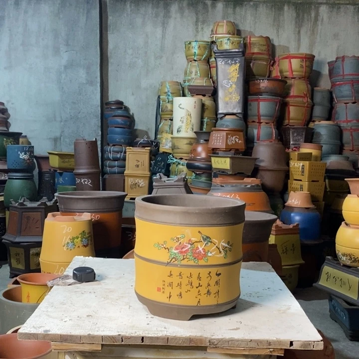 紫砂花盆紫砂花盆