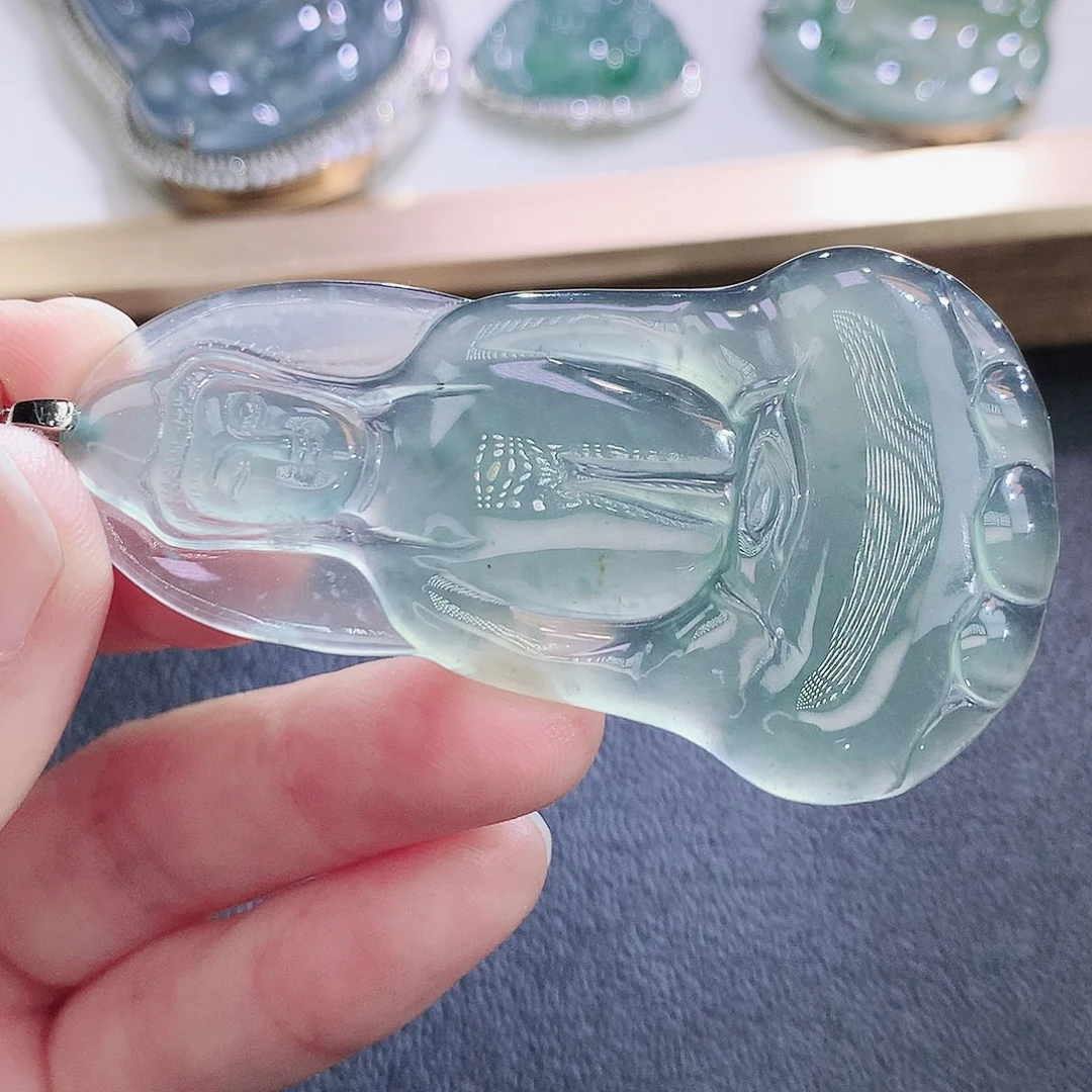 翡翠未镶嵌挂件翡翠