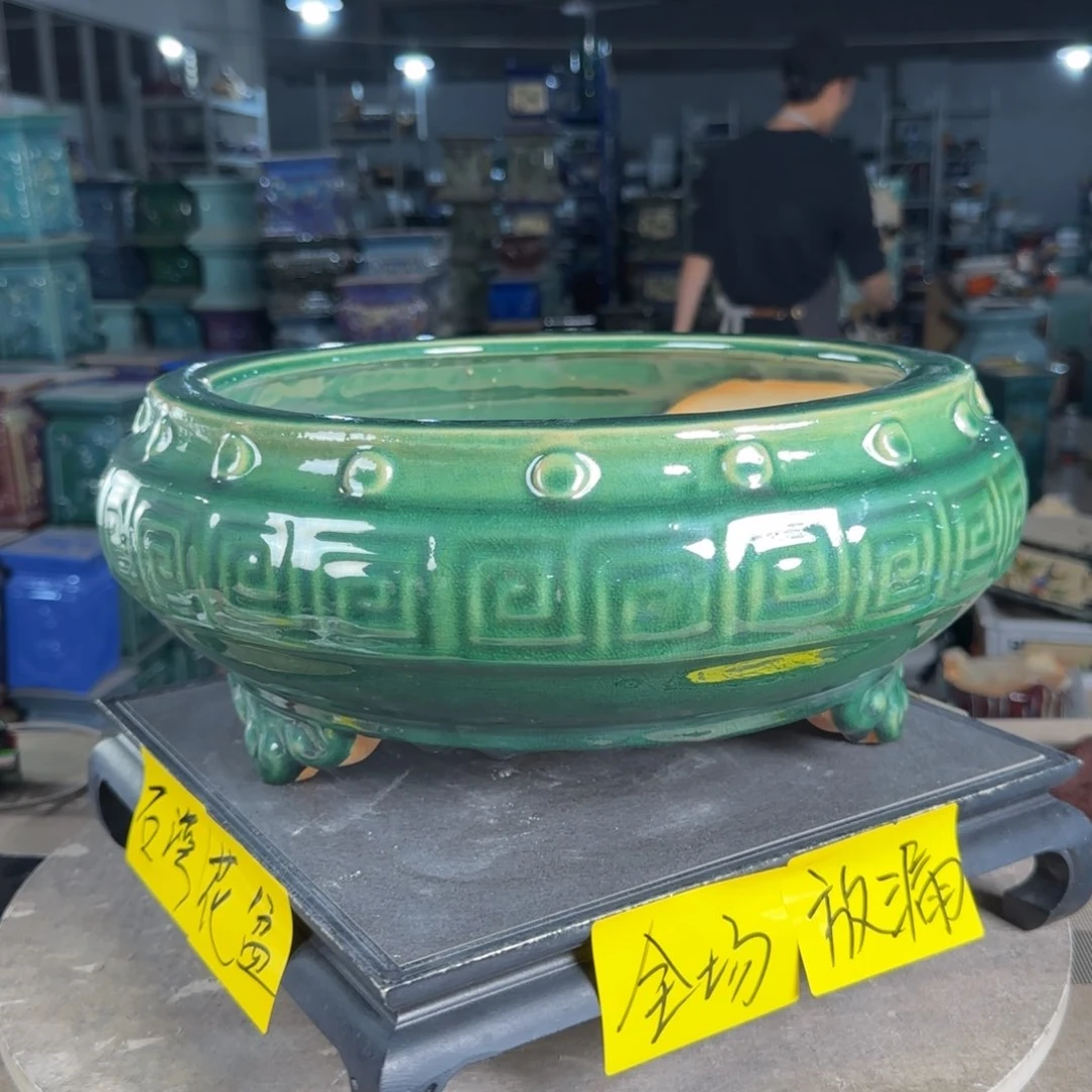 一风堂石湾花盆。微瑕