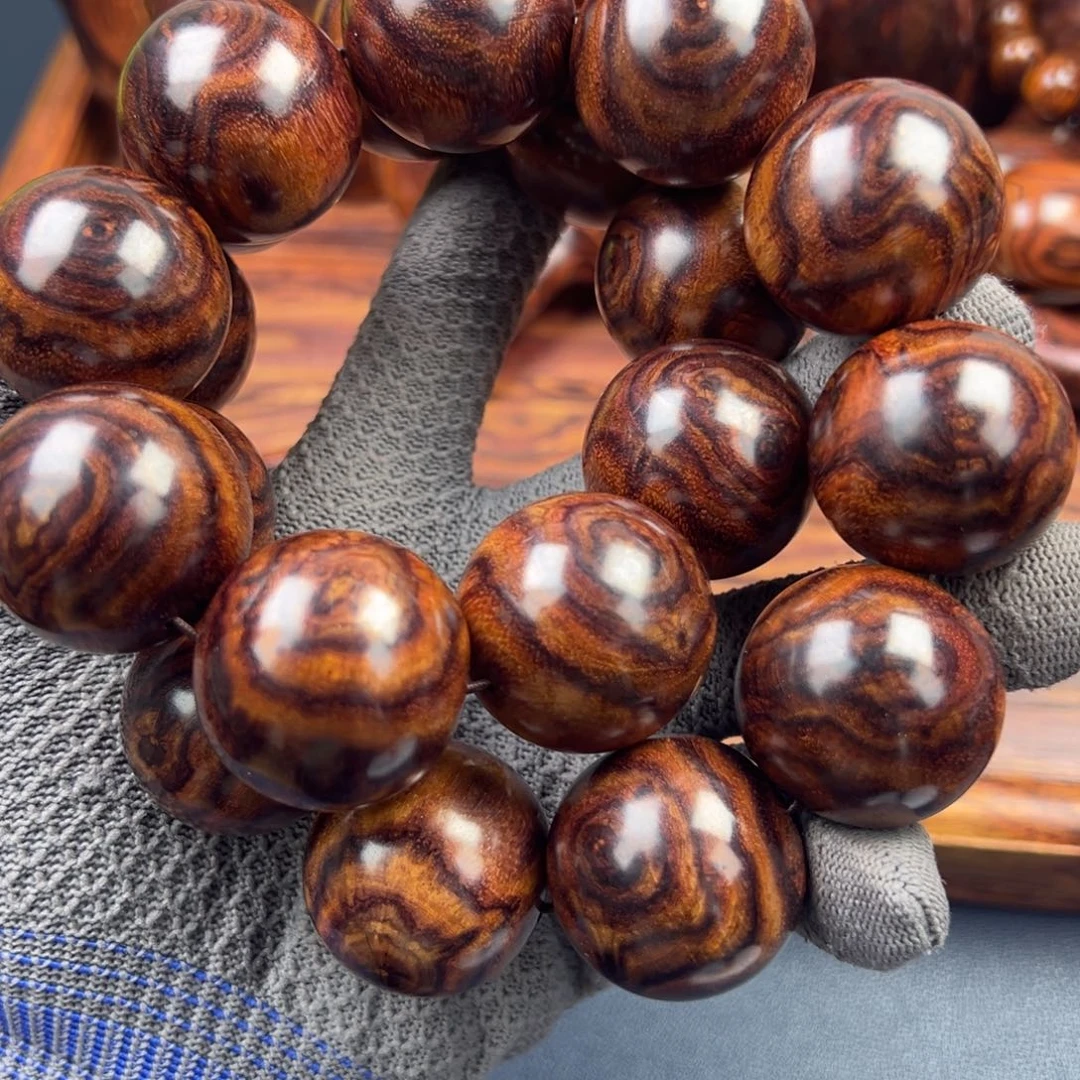 顾***膜黄花梨/降香黄檀手串/手链