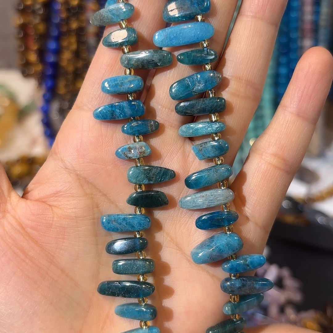 玛瑙/玉髓银S925镀金镶嵌珠宝半成品磷灰石长牙