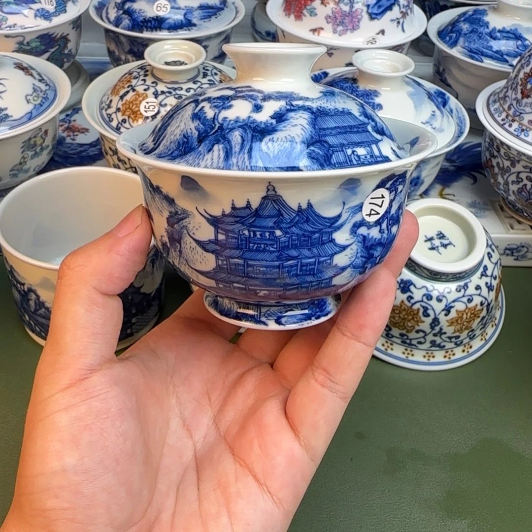 彦祖纯手工手绘茶具174