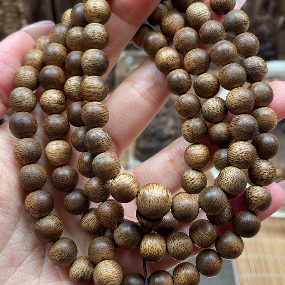 【闪购商品】沉香手串芽庄绿奇楠0.8/108