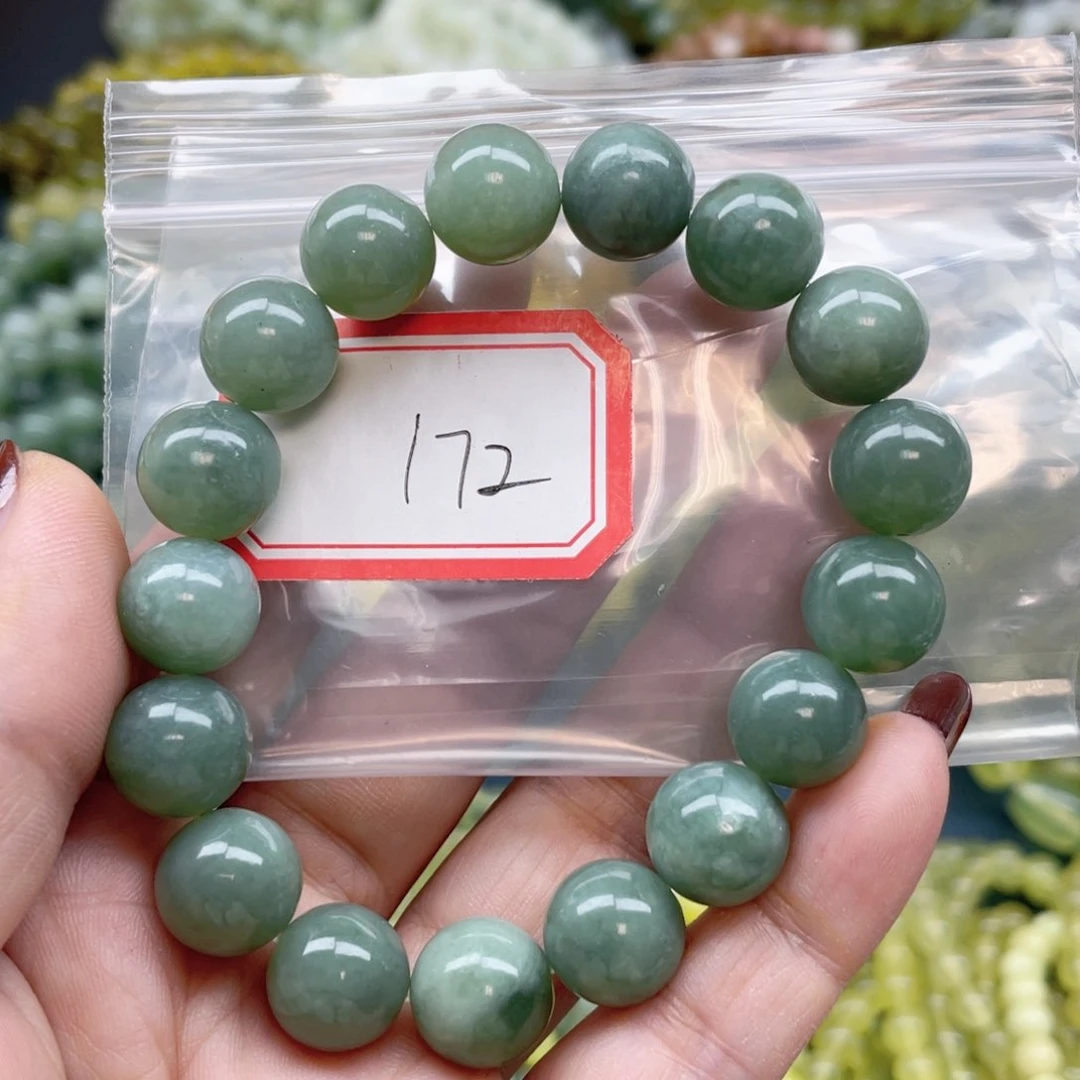 未镶嵌蛇纹石玉手串