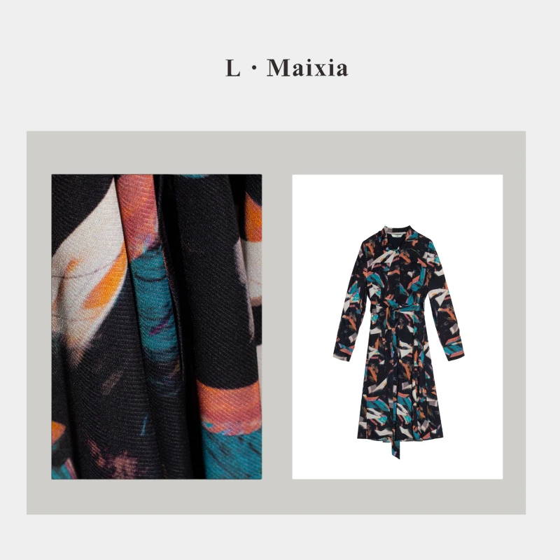 L.MAIXIA/露·玛莉先2025女士连衣裙L-12468