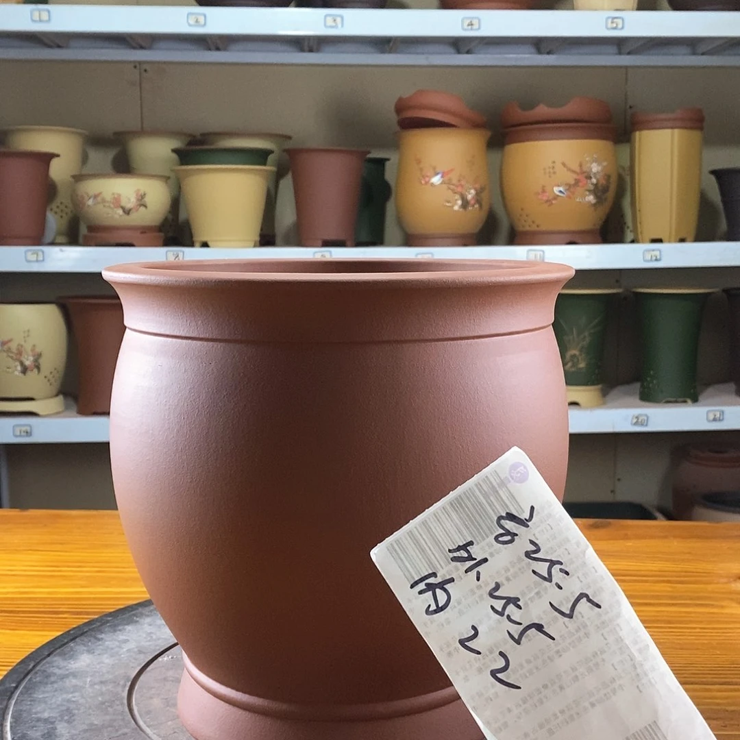 紫砂花盆紫砂兰花盆37