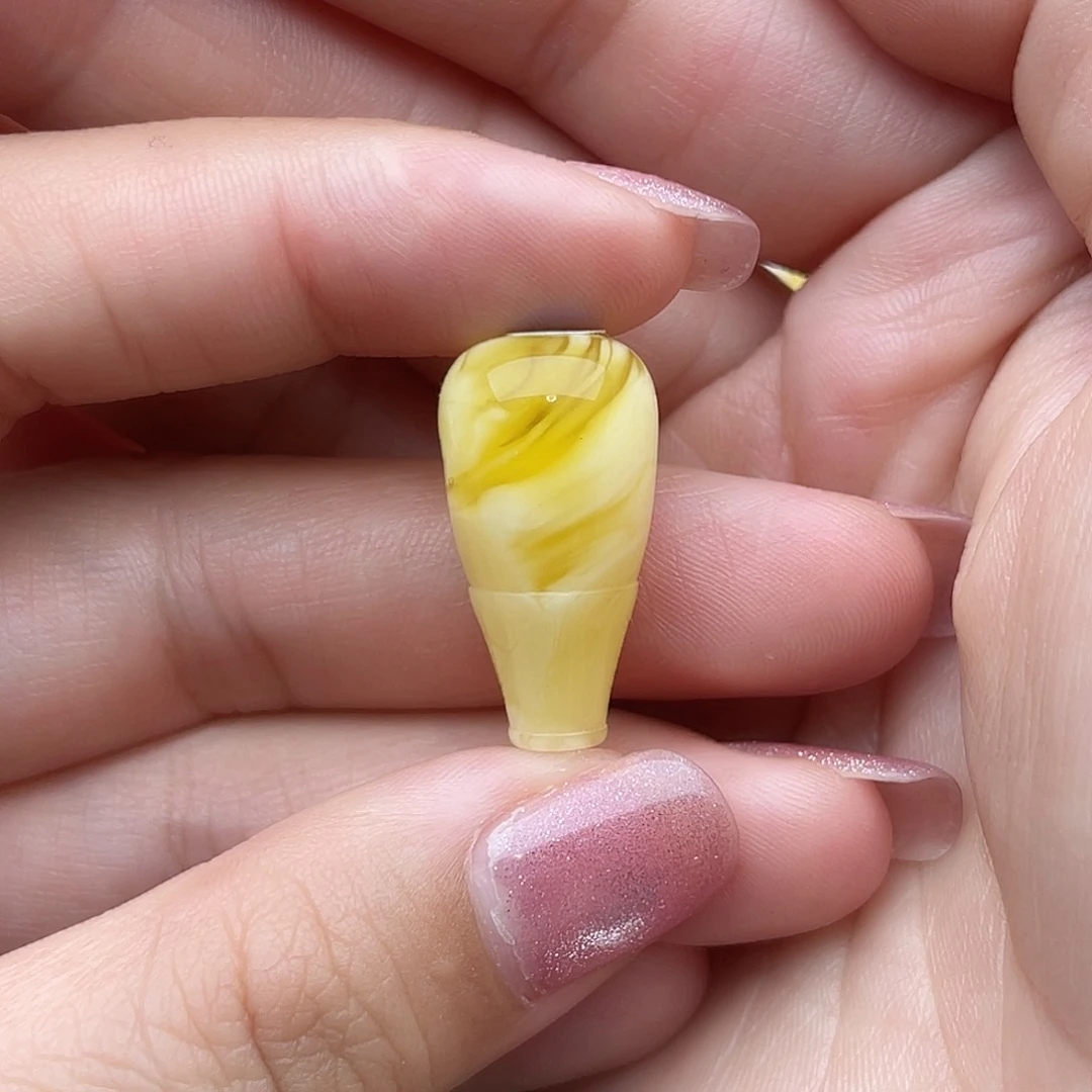 裸石琥珀未镶嵌蜜蜡三通梦金白拉丝卡十三