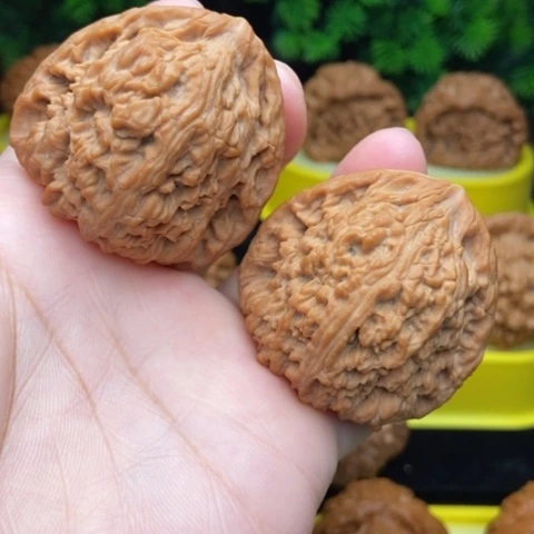 把件文玩核桃五**机南疆石44.全品
