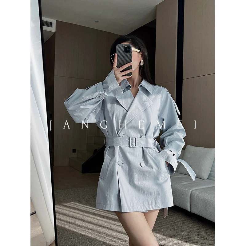 JANGHEMEI风衣F29451M51微瑕福利价-介意勿拍