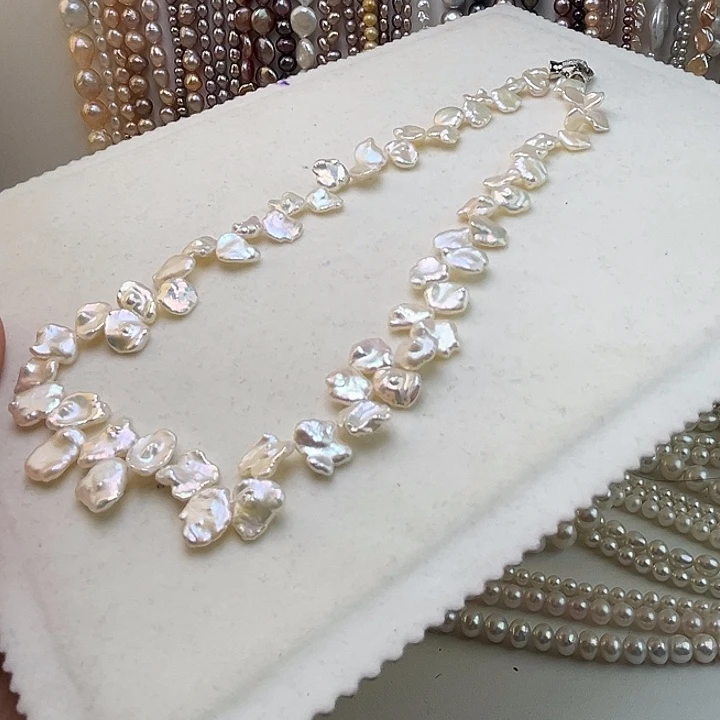 颈饰未镶嵌淡水珍珠福利花瓣