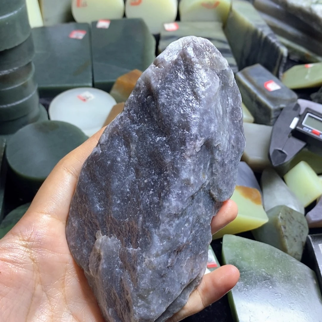 山***河和田玉未镶嵌挂件