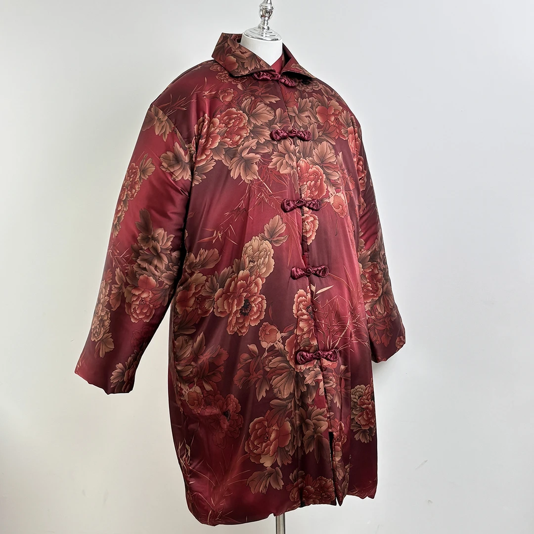 高档女士百岁服老太太国风七件套花团锦簇下单前联系客服