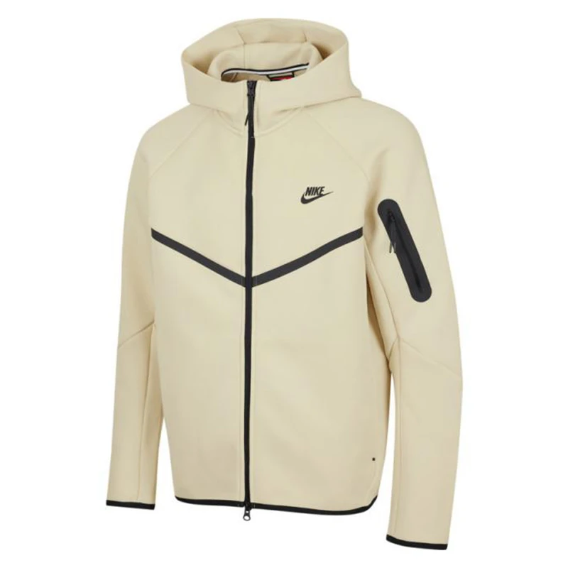 NIKE耐克男子 M NK TCH FLC FZ WR HOODIE针织连帽外套HV0950-234