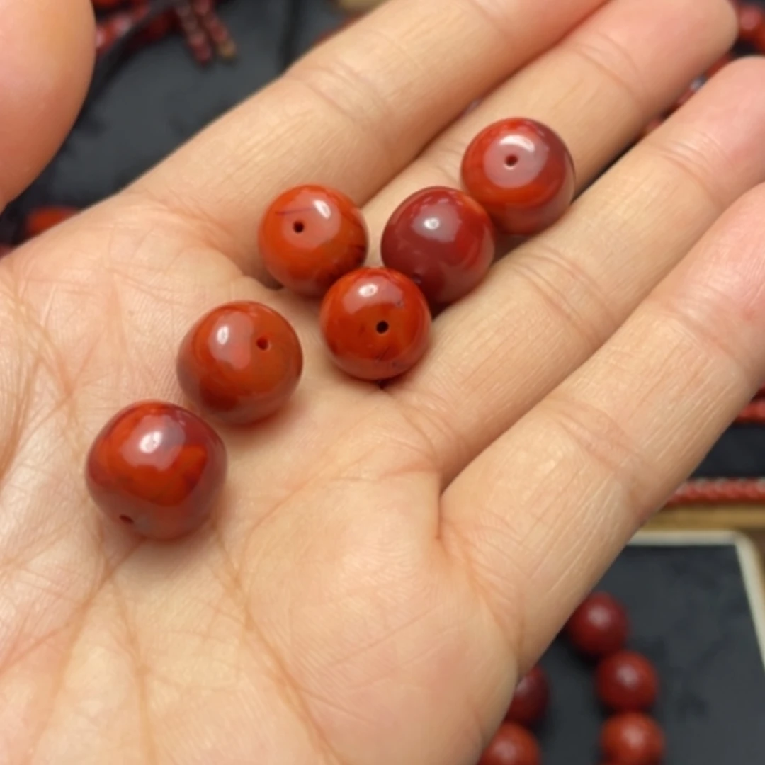 【闪购商品】南红玛瑙单珠13多样性发1未镶嵌