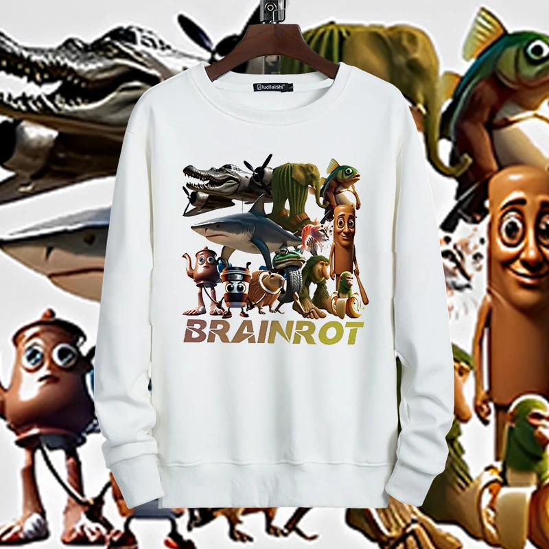 国外版美国山海经儿童长袖卫衣男女孩儿童卫衣打底衫通哥木棍人潮