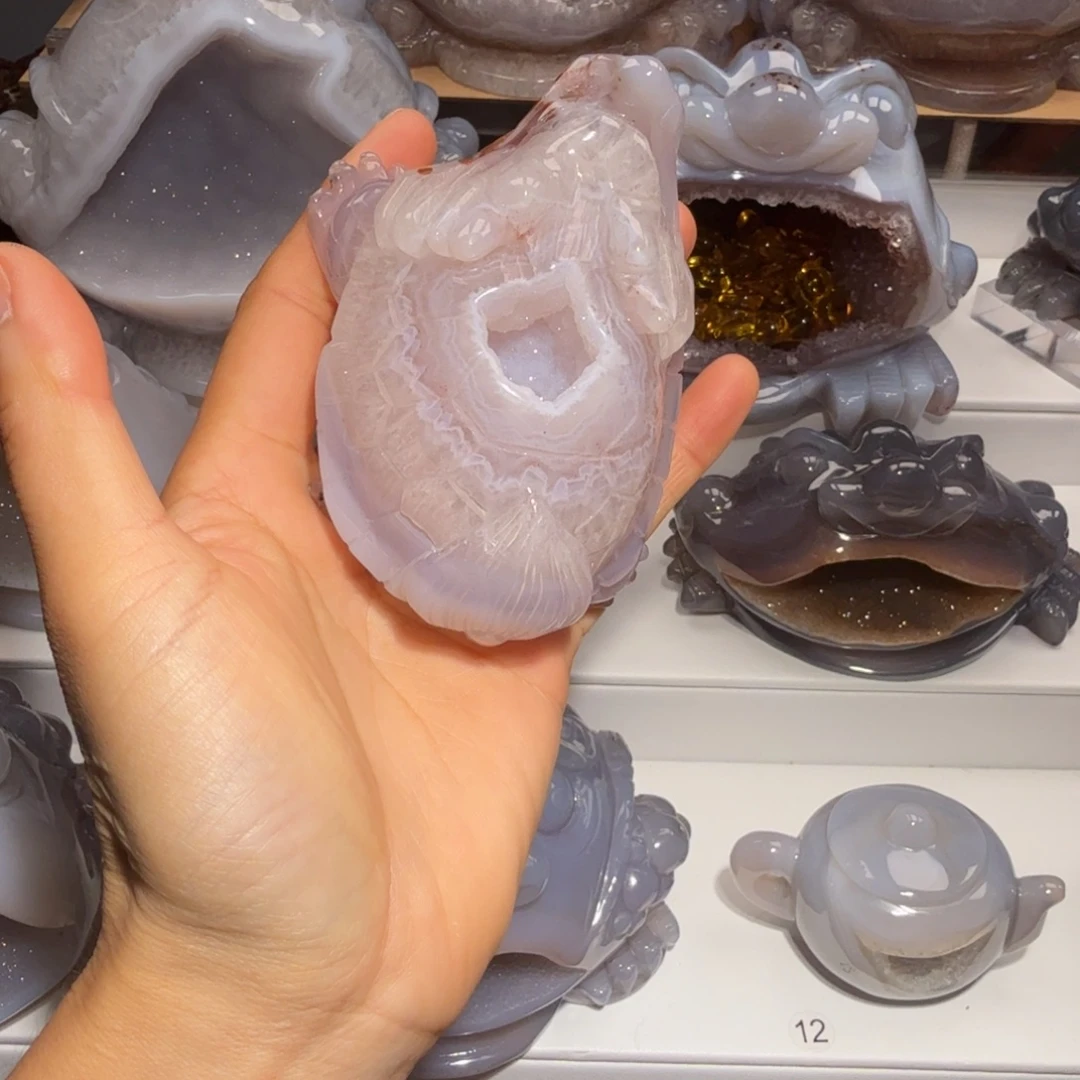 玛瑙/玉髓未镶嵌把件