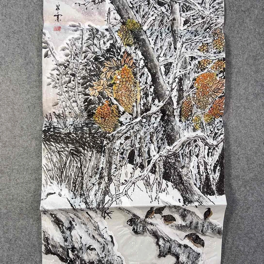 国画885 花鸟在此鸣叫时还要一万