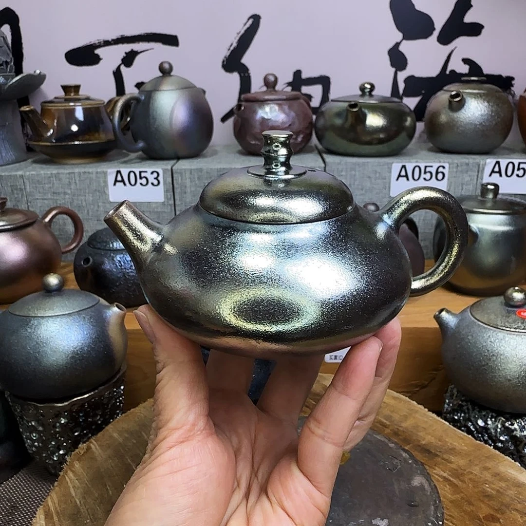 壶思**睿建水紫陶柴烧壶