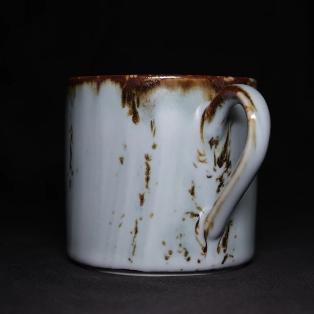 吴远中未名窑荒原陶瓷主人杯复古全手工马克杯容量260cc左右茶杯