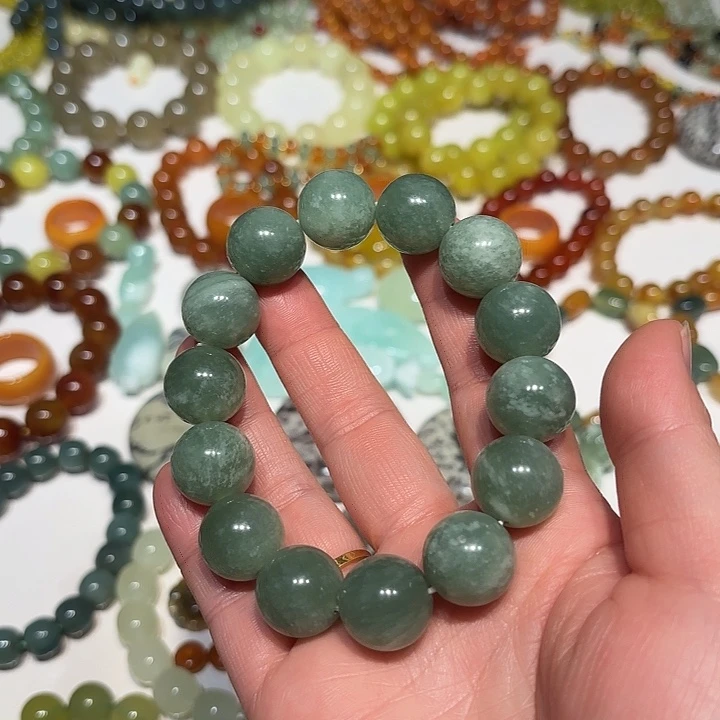 蛇纹石玉未镶嵌手串