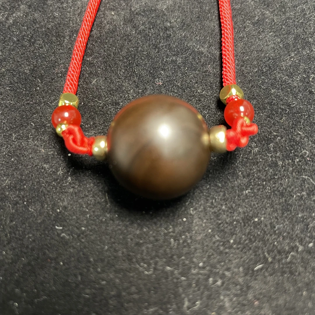 【古珠】清玛瑙珠吊坠2410060235