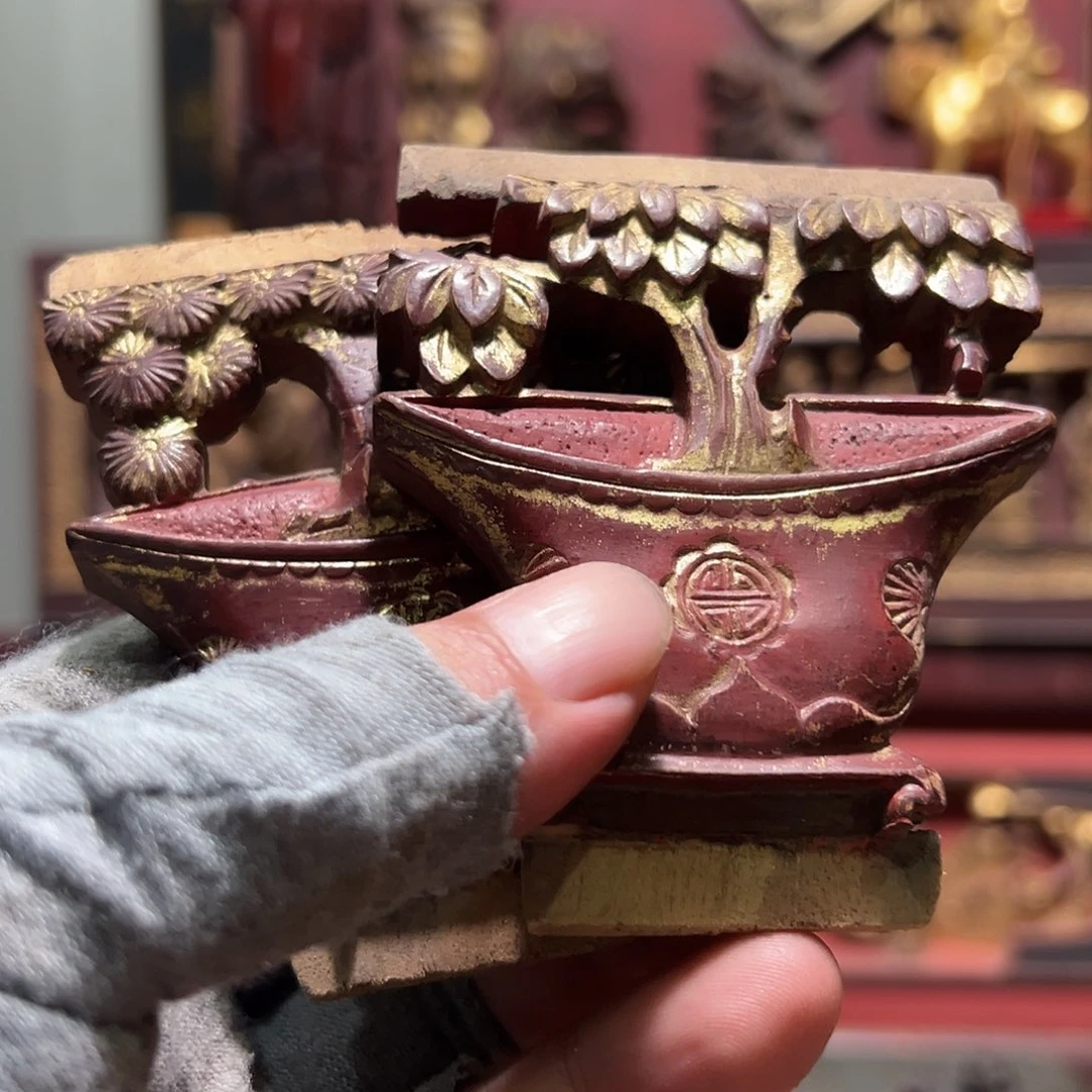 艺***儿传统民俗文化老木雕工艺