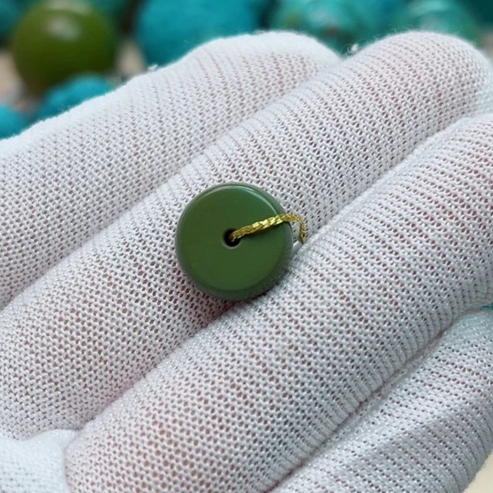 未镶嵌绿松石珠宝奇石浮**日