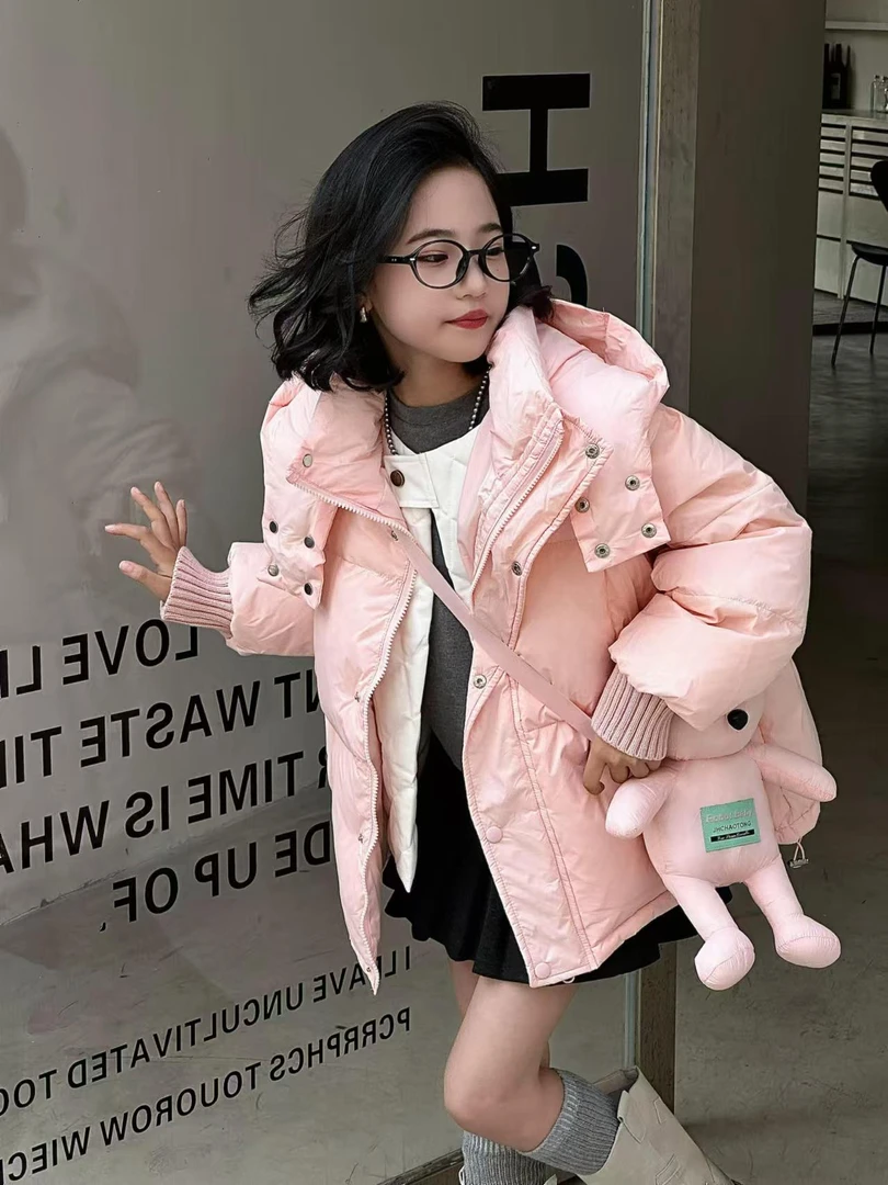 501069《熊不指定什么颜色》韩版儿童休闲百搭时尚保暖洋气羽绒服