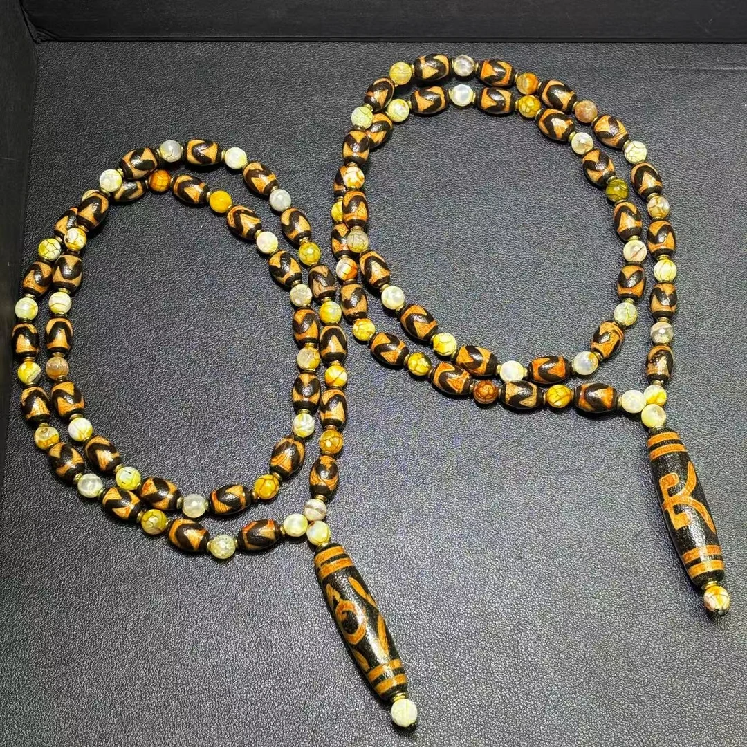 面面来财珠宝q-S8169-老型珠玛瑙手串-多样性发其一