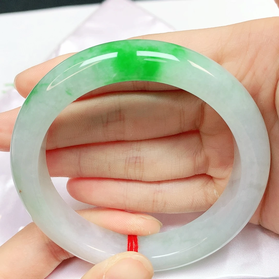 翡翠未镶嵌手镯翡翠手镯58