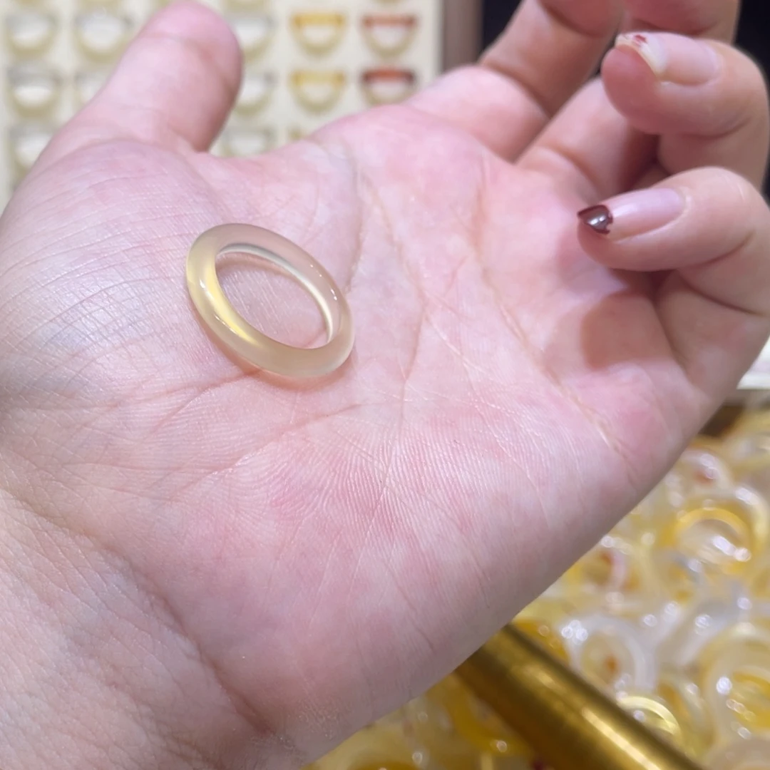 玛瑙/玉髓合金戒指40号港15