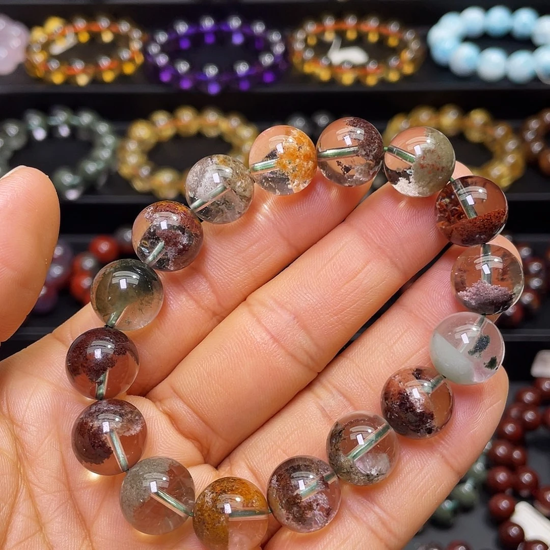 水晶未镶嵌手链彩幽灵