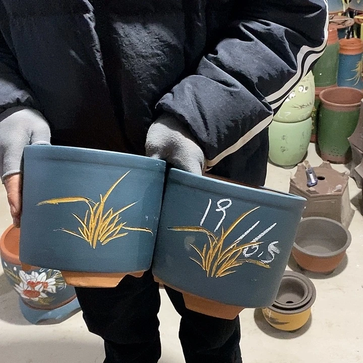 紫砂花盆紫砂花盆