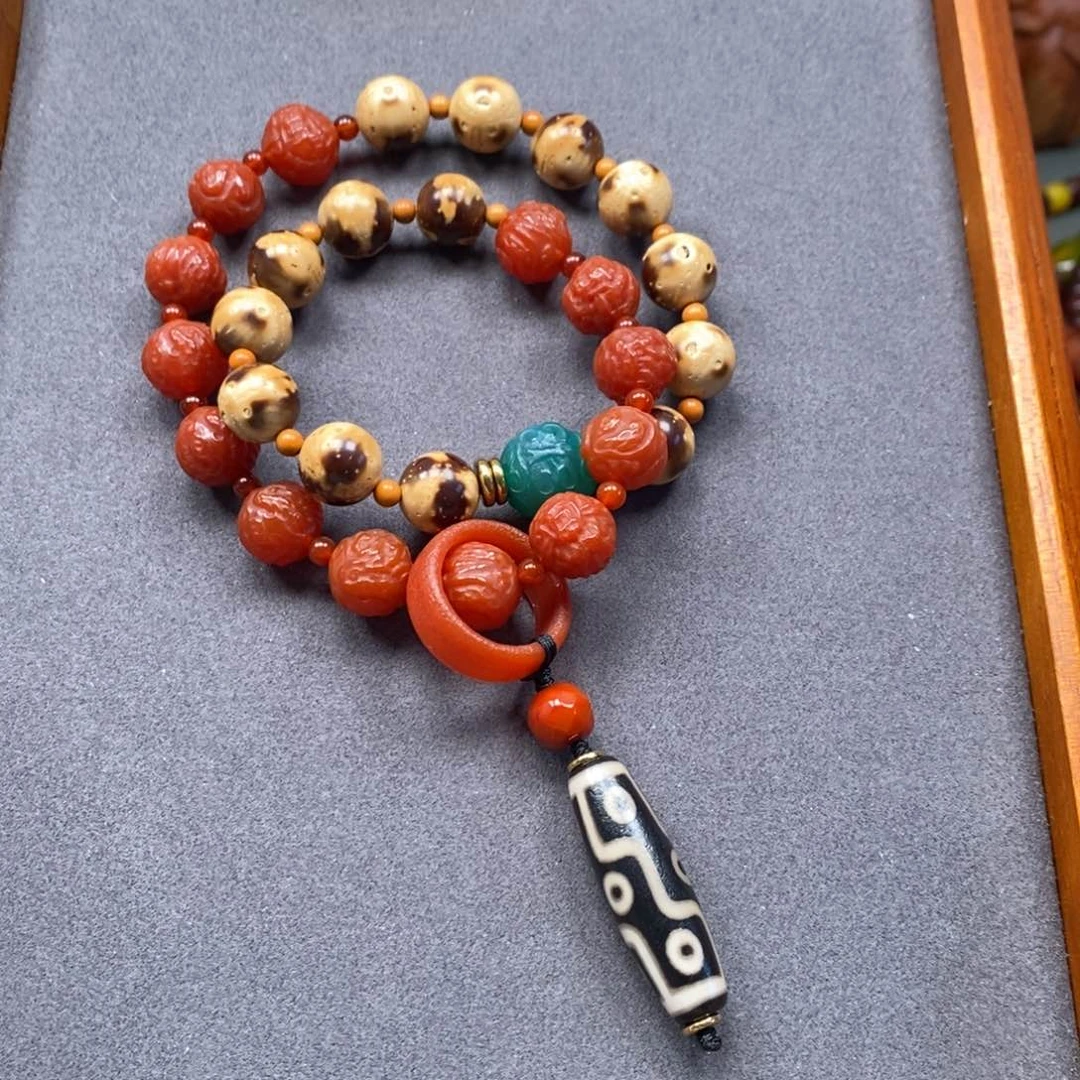 菩提把件未镶嵌紫金鼠